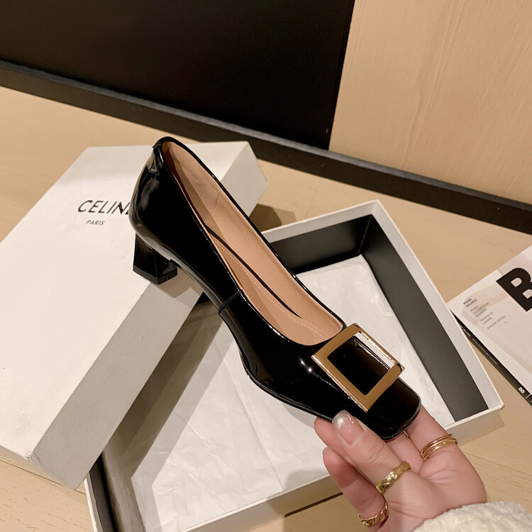 RV-style Artisan Crafted Square Buckle Ballet Pumps Block Heel (12).jpg