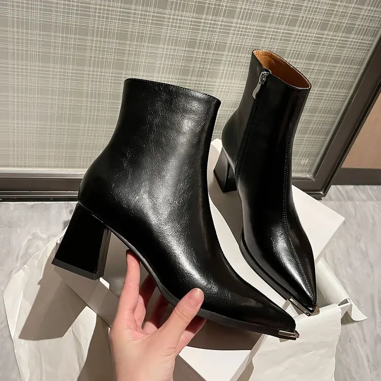 Women's Stiletto Ankle Boots - Pointed Toe, Stretch Velvet 5039 (20)