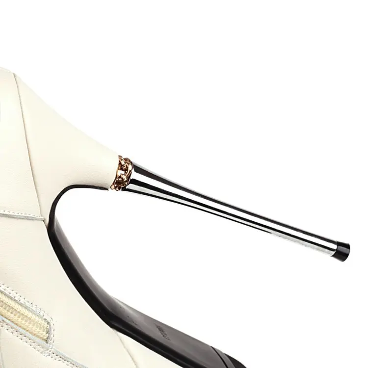 Silver 16cm Extreme Heel Western Over-The-Knee Lace-Up Boots (13).jpg