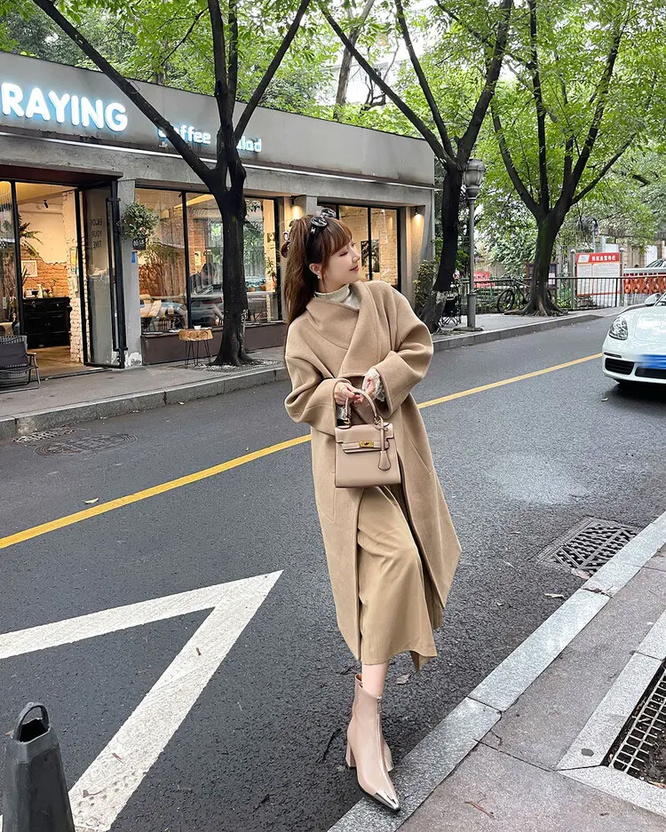 OEM Women's Pigskin Lining Ankle Boots with Chunky Heel 5045 (4)