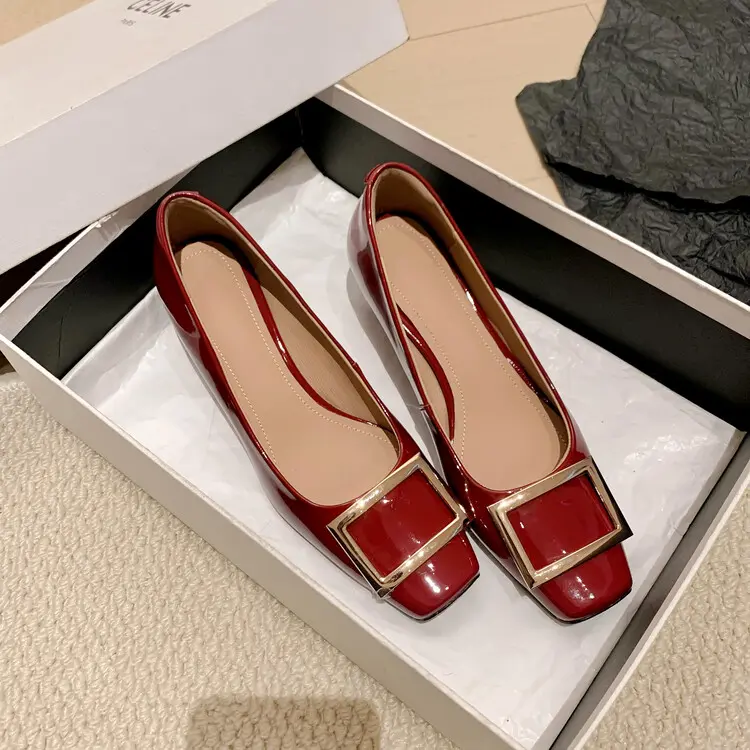 RV-style Artisan Crafted Square Buckle Ballet Pumps Block Heel (13).jpg