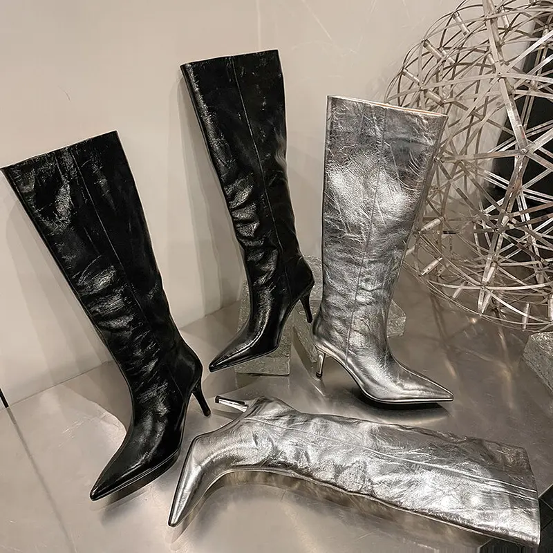 Genuine Leather Western Women’s High Heel Boots (15).jpg