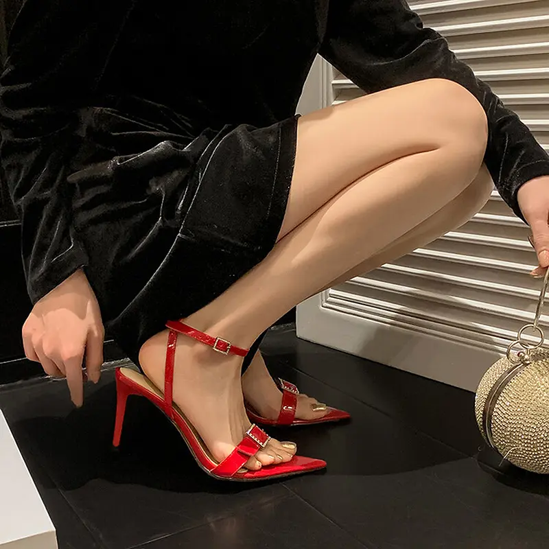 Women's 8cm stiletto pointed-toe sheepskin sandals (6).jpg