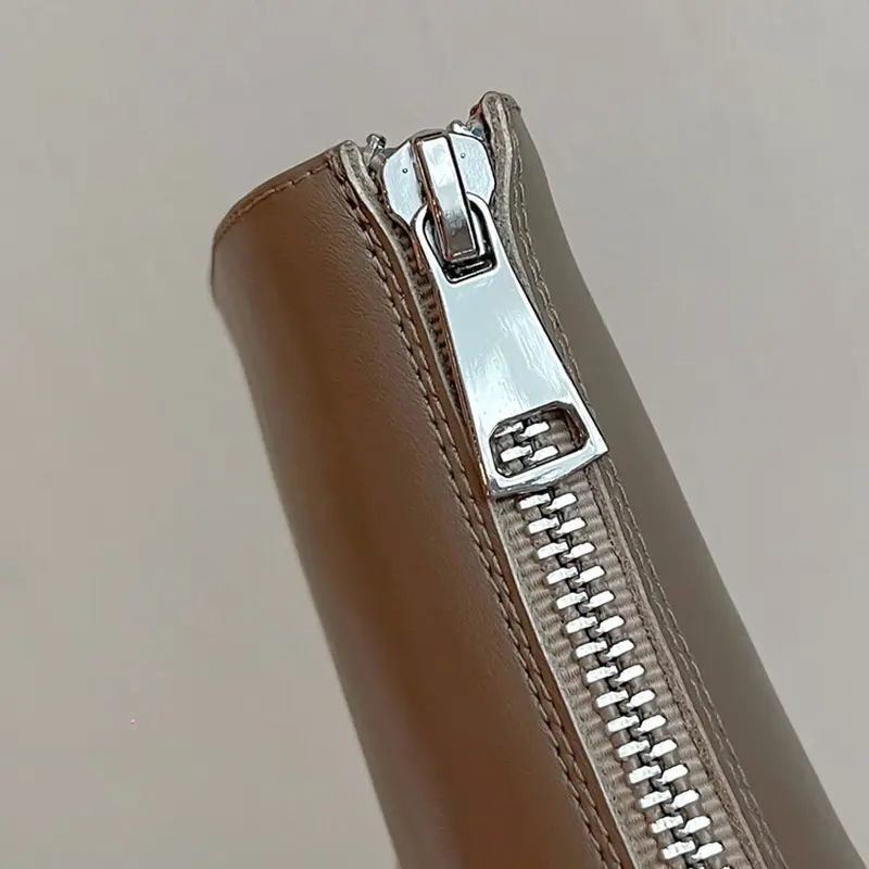 OEM Women's Pigskin Lining Ankle Boots with Chunky Heel (9).jpg