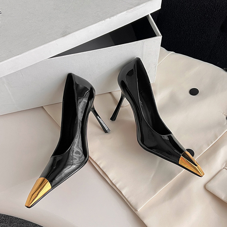 Luxury Handmade Black Court Shoes for Women 7cm Heels (5).jpg