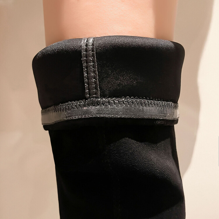 Women's Stiletto Ankle Boots - Pointed Toe, Stretch Velvet 5004 (20)