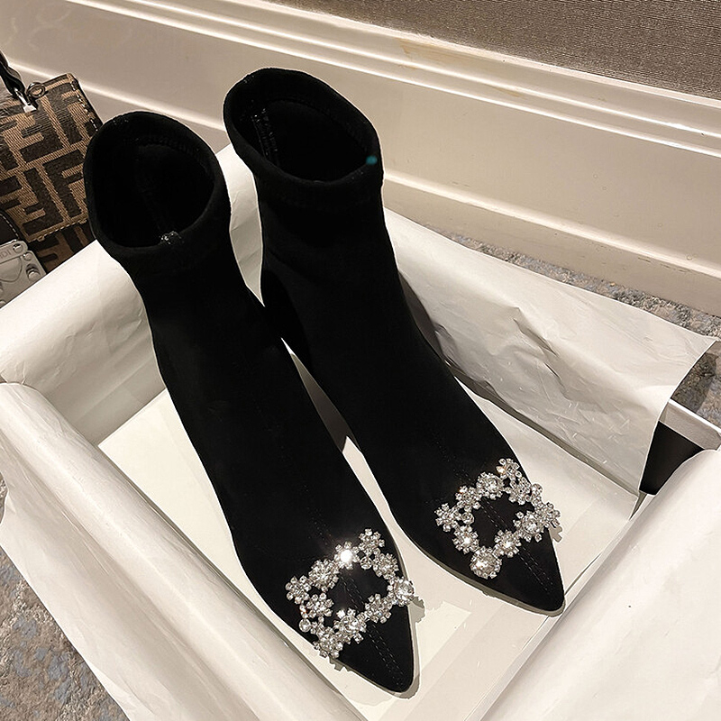 Women's Stiletto Ankle Boots - Pointed Toe, Stretch Velvet (9).jpg