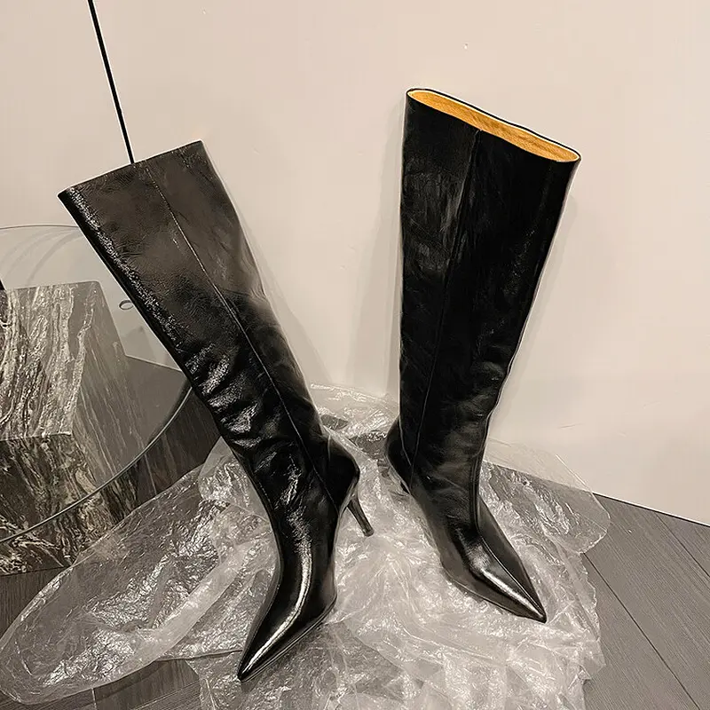 Genuine Leather Western Women’s High Heel Boots (17).jpg