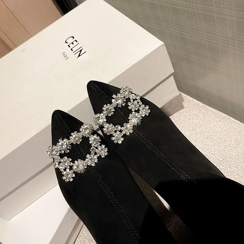 Women's Stiletto Ankle Boots - Pointed Toe, Stretch Velvet (10).jpg