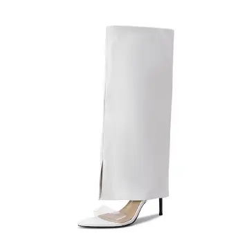 Elevate Your Style with 9cm Chunky Heel Knee-High Boots