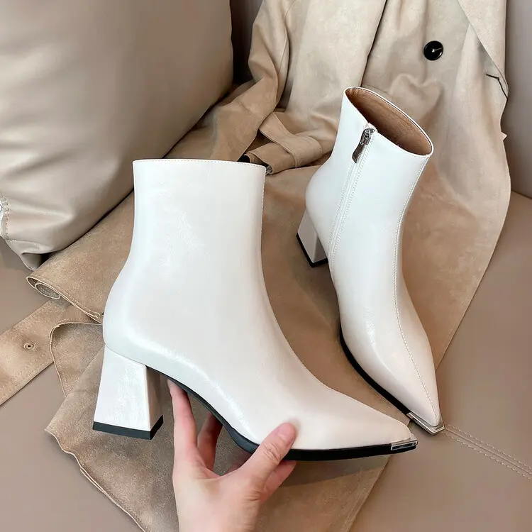 Women's Stiletto Ankle Boots - Pointed Toe, Stretch Velvet 5039 (22)