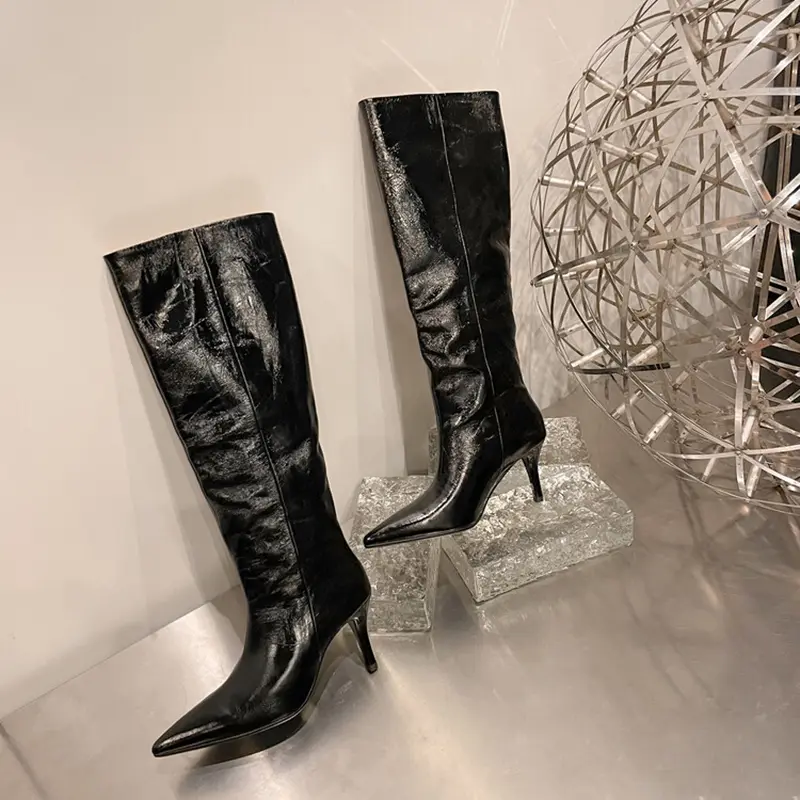 Genuine Leather Western Women’s High Heel Boots (16).jpg