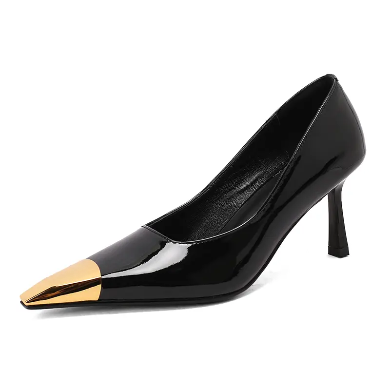 Luxury Handmade Black Court Shoes for Women 7cm Heels (24).jpg